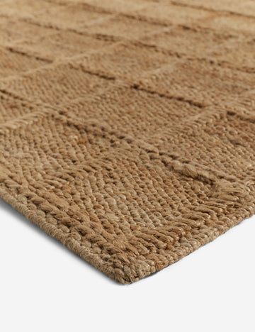 Harper Jute Rug Swatch by Jake Arnold, Natural