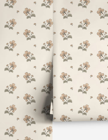 Vintage Floral Wallpaper by Rylee + Cru - Swatch