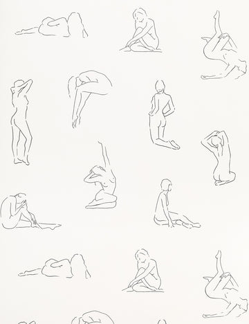 Minimalist Nude Wallpaper - Swatch