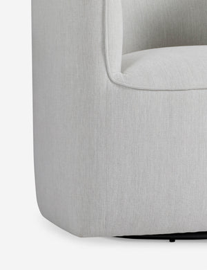 Close up of the Haynes barrel back swivel chair