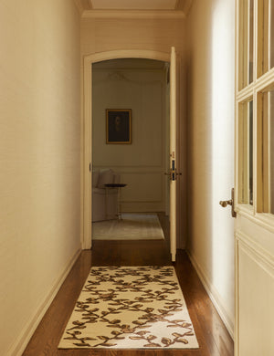 Tillar Hand-Knotted Wool Rug Swatch by Jake Arnold, Rose