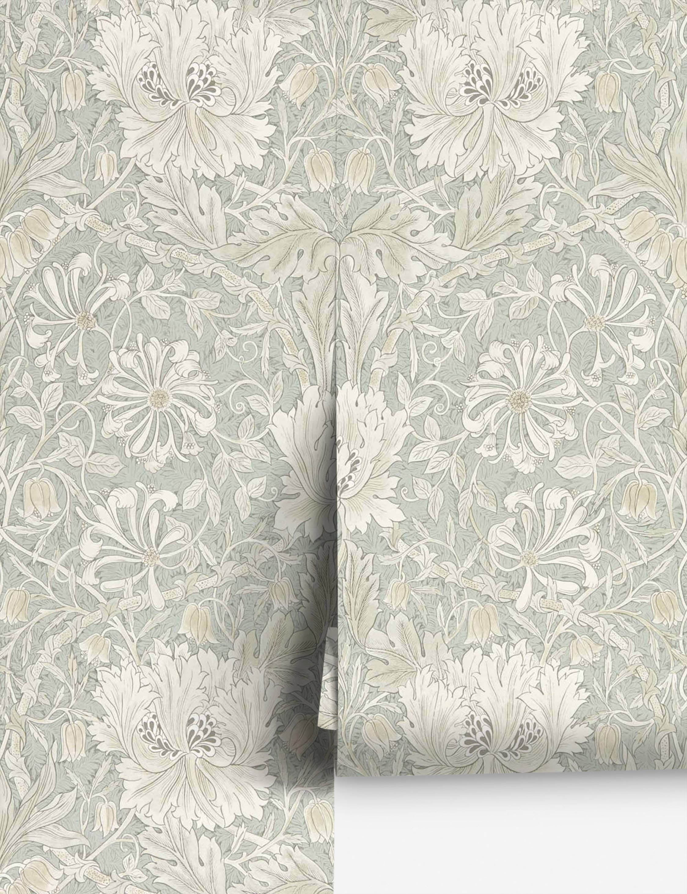 Pure Honeysuckle & Tulip Wallpaper - Swatch