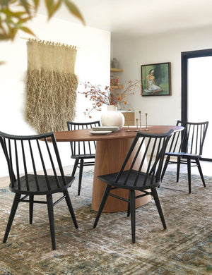 Beth Oval Dining Table : Natural