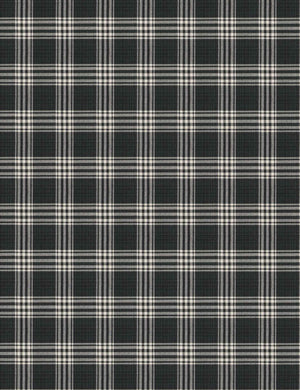 The Prep School Plaid fabric on the Bailee ottoman