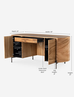 Emmanuel Desk : Caramel