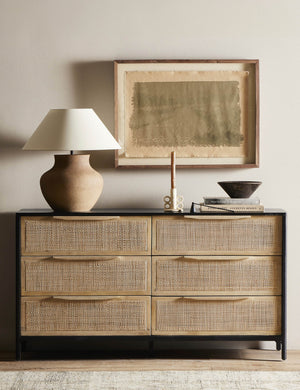 Hannah 6-Drawer Dresser : Natural