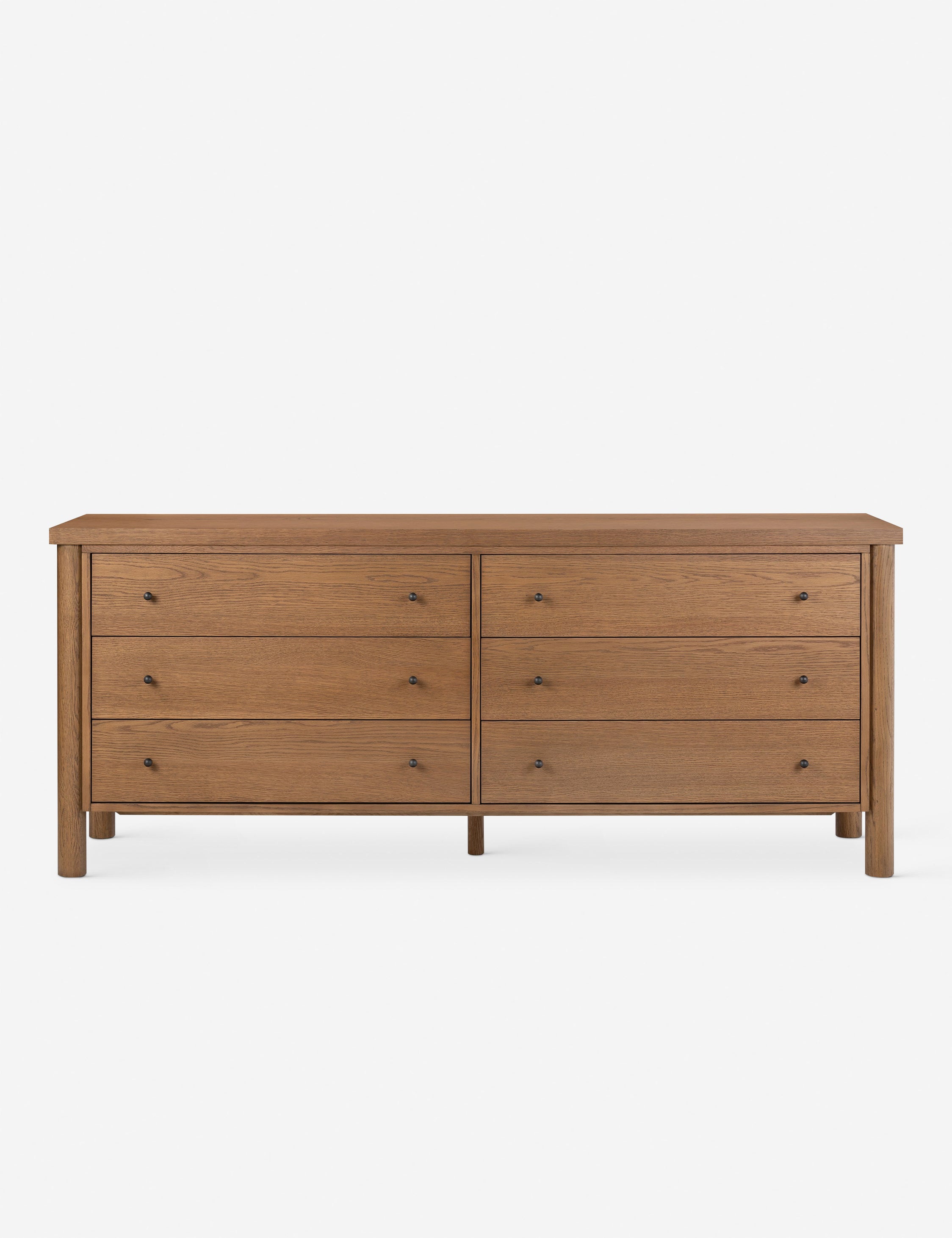 #color::natural | Kisner natural grain oak dresser.