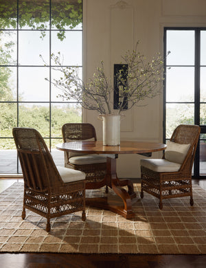 Beddow Flatweave Jute Rug Swatch by Jake Arnold, Natural