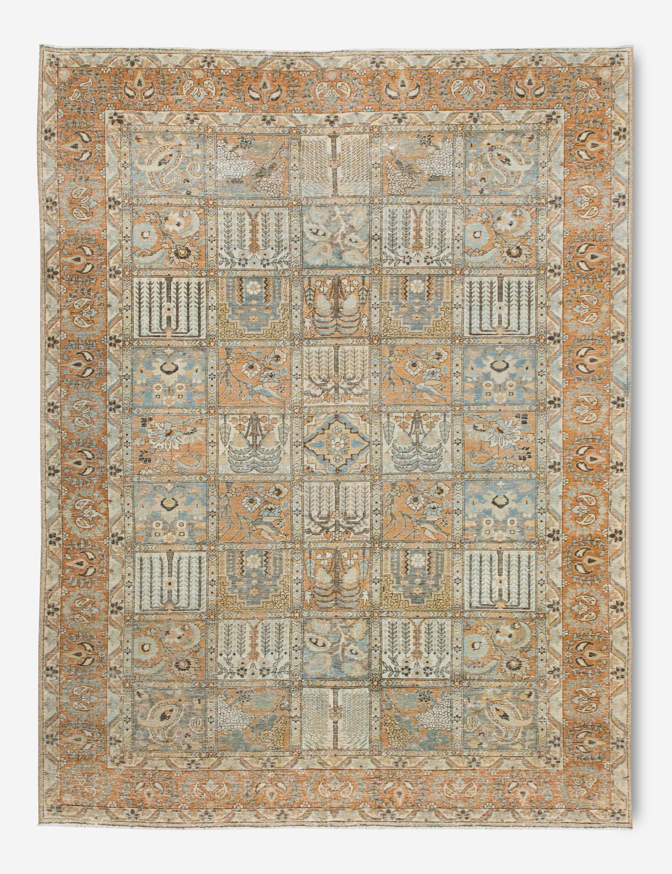 Vintage Turkish Hand-Knotted Wool Rug No. 377, 6'11" x 10'5"