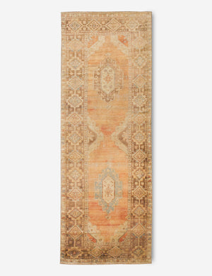 Vintage Turkish Hand-Knotted Wool Runner Rug No. 235, 4'1