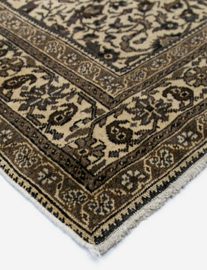 Vintage Turkish Hand-Knotted Wool Rug No. 458, 4'11