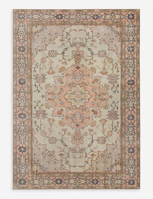 Vintage Turkish Hand-Knotted Wool Rug No. 587, 6'6