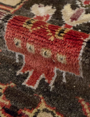 Vintage Turkish Hand-Knotted Wool Rug No. 590, 2'5