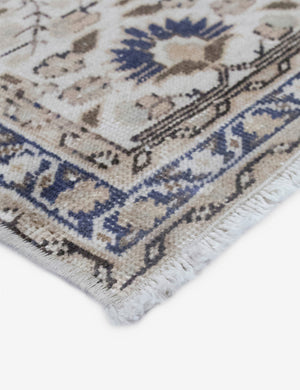 Vintage Turkish Hand-Knotted Wool Rug No. 591, 4'8