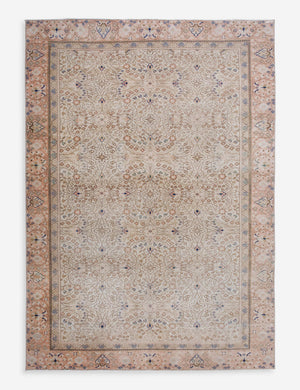Vintage Turkish Hand-Knotted Wool Rug No. 592, 4'6