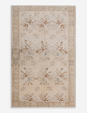 Vintage Turkish Hand-Knotted Wool Rug No. 593, 4'4