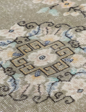 Vintage Turkish Hand-Knotted Wool Rug No. 598, 4'2