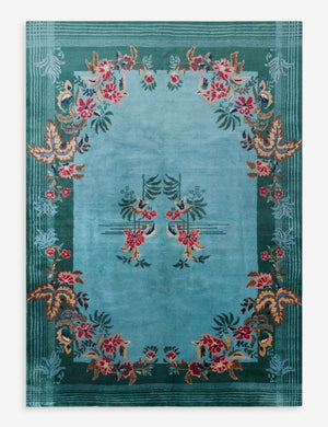 Vintage Turkish Hand-Knotted Wool Rug No. 604, 6'10