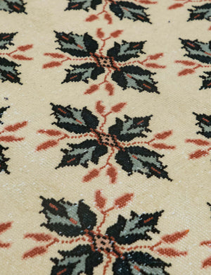 Vintage Turkish Hand-Knotted Wool Rug No. 605, 7'3