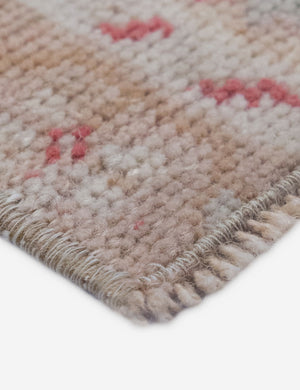 Vintage Turkish Hand-Knotted Wool Mini Rug No. 309, 1'7