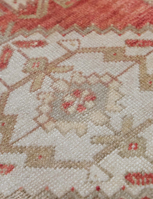 Vintage Turkish Hand-Knotted Wool Mini Rug No. 310, 1'6