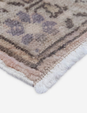 Vintage Turkish Hand-Knotted Wool Mini Rug No. 318, 1'9