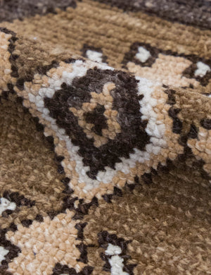 Vintage Turkish Hand-Knotted Wool Mini Rug No. 319, 1'6
