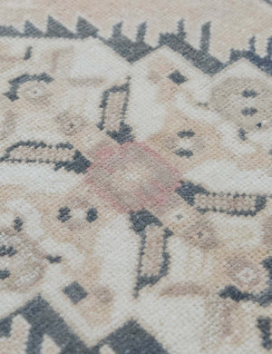 Vintage Turkish Hand-Knotted Wool Mini Rug No. 321, 1'8