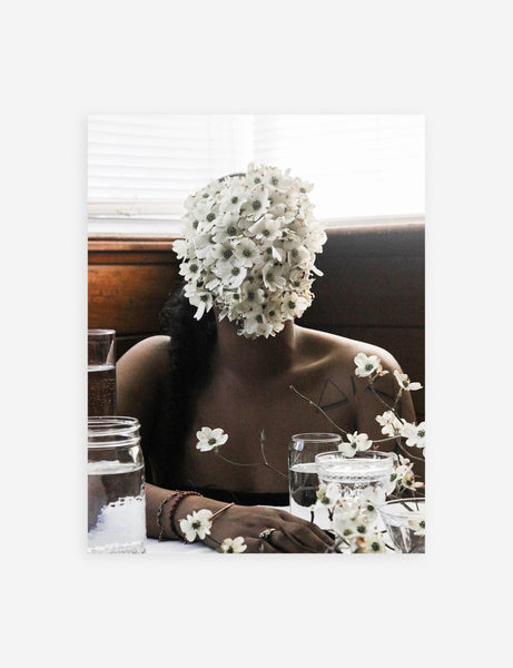 #color::unframed #size::8--x-12- #size::16--x-24- #size::20--x-30- | Southern Woman in White Dogwoods Photography Print unframed