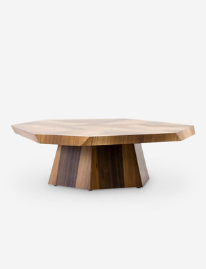 Balen octogonal-shaped wooden coffee table
