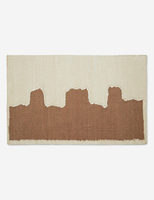 Butte Flatweave Linen Rug by Elan Byrd in size 2' x 3'.