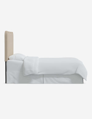 Side of the Clementine Natural Linen Headboard