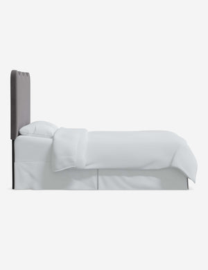 Side of the Clementine Steel Velvet Headboard