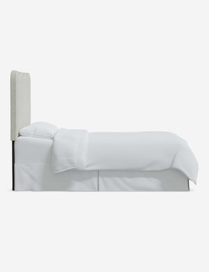 Side of the Clementine White Boucle Headboard
