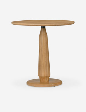 Tellier natural oak round counter-height table
