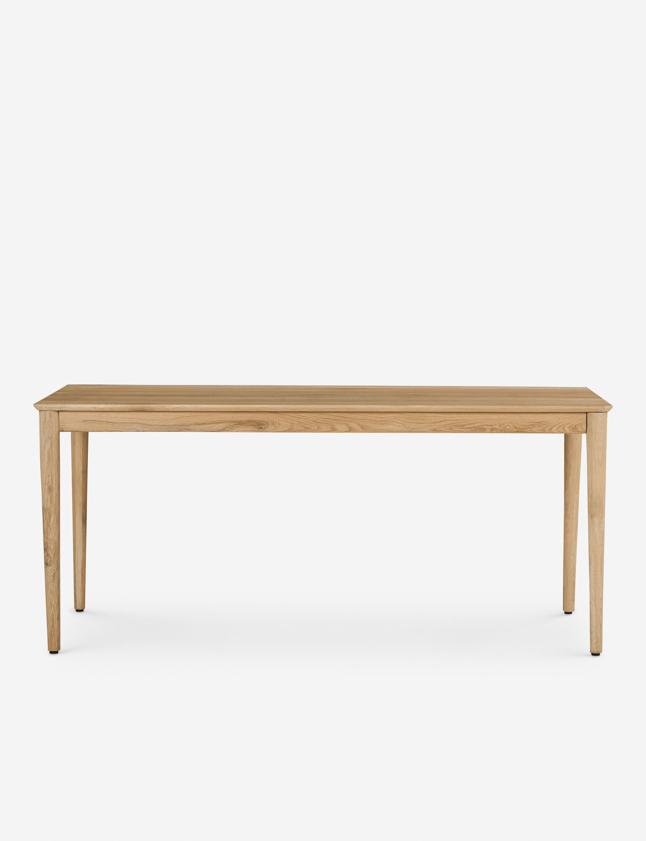 #color::natural | Lussier natural oak tapered leg dining table