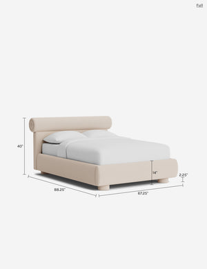 Bowery Bed : Ivory Modern Boucle / Full