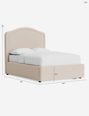 Hollins Storage Bed : Sky Blue Classic Velvet / Queen