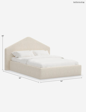 Katcher Platform Bed : Blue Tonal Stripe / Twin