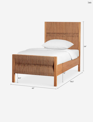 Maritza Platform Bed : Natural / Queen