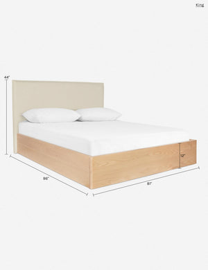Nia Bed : Natural / Cal King