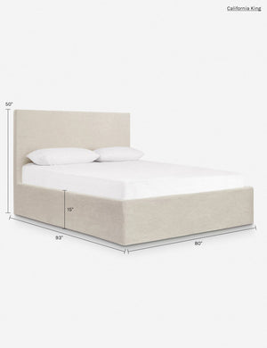 Paxton Slipcover Bed : Natural / Queen