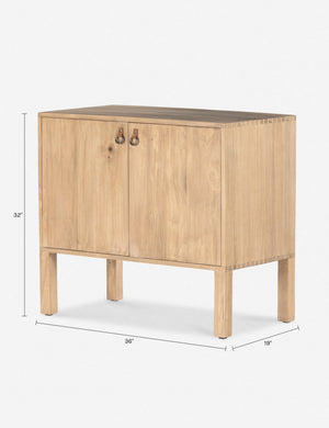 Beckett Bar Cabinet : Natural