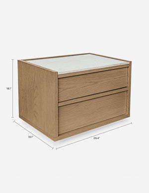 Bosworth Nightstand : Natural Oak