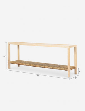 Gabriella Console Table by Amber Lewis x Four Hands : Brown