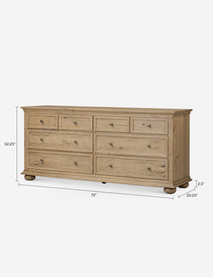 Geoffrey Wide Dresser by Amber Lewis x Four Hands : Worn Oak