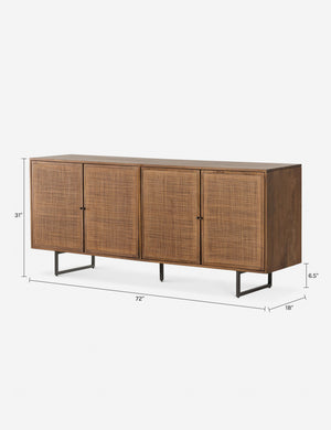 Hannah Sideboard : Black and Natural