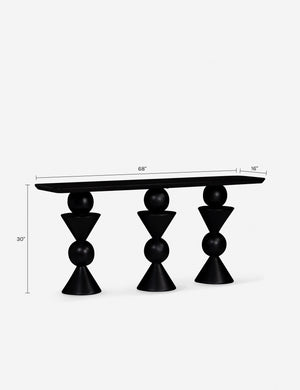 Imara Console Table : Charcoal