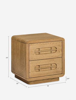 Jenifry Nightstand : Natural