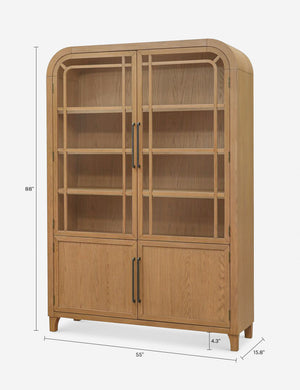 Maltby Curio Cabinet : Natural
